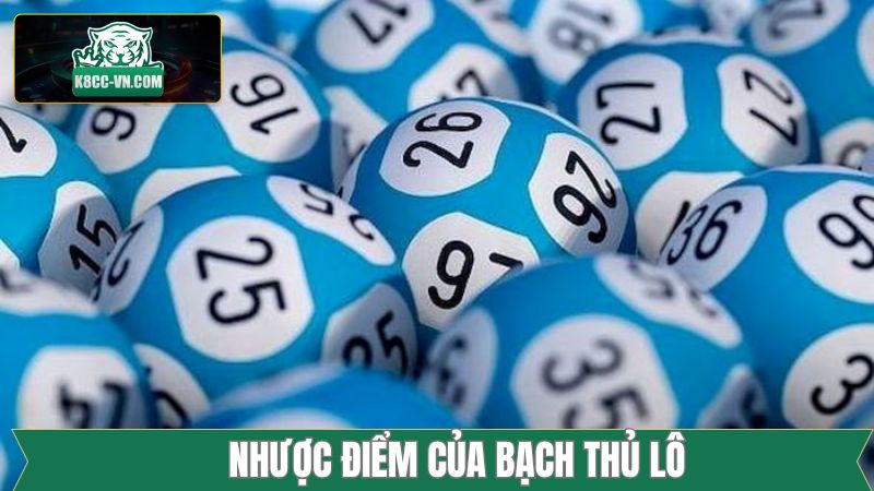 Hạn chế cần lưu ý khi đánh lô bạch thủ